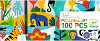 Djeco PUZZLES - PUZZLES GALLERY Jungle - 100 pcs - FSC MIX