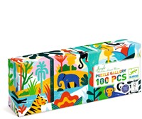 Djeco PUZZLES - PUZZLES GALLERY Jungle - 100 pcs - FSC MIX