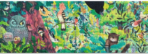 Djeco PUZZLES - PUZZLES GALLERY Owls and birds - 1000 pcs - FSC MIX