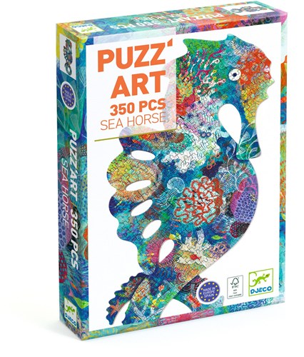 Djeco PUZZLES - PUZZ'ART Sea Horse - 350 pcs - FSC MIX