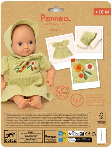 Djeco POMEA COLLECTION - BABY POMEA Tenue Lili Blum