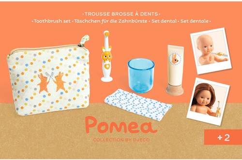 Djeco POMEA COLLECTION - ACCESSOIRES POMEA Trousse brosse à dents - FSC 100%