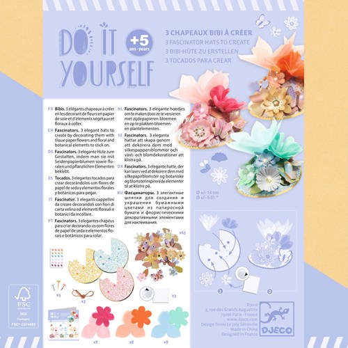 Djeco DO IT YOURSELF - MOSAÏQUES & STICKERS Bibis