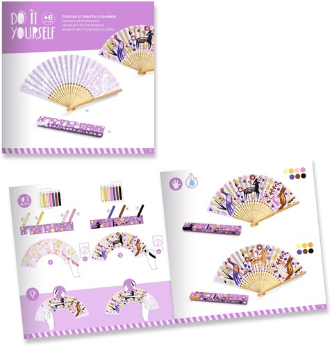 Djeco DO IT YOURSELF - A COLORIER, PEINDRE, TEINDRE Belle des bois - FSC MIX