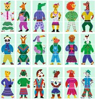 Djeco JEUX  EDUCATIFS - COOL SCHOOL Mix & Match Modanimo - FSC MIX