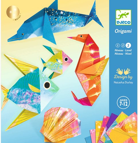 Djeco LES PETITS CADEAUX DES GRANDS - ORIGAMI Animaux marins - FSC MIX