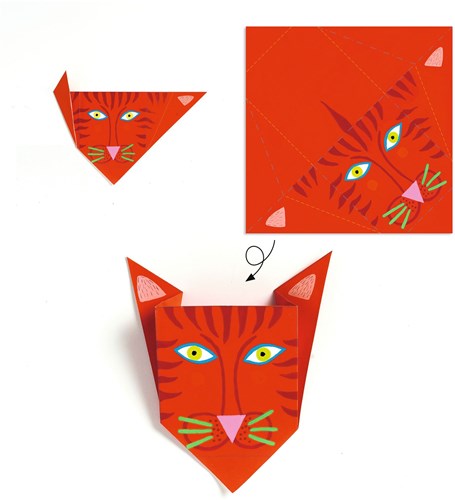 Djeco LES PETITS CADEAUX DES GRANDS - ORIGAMI Animaux - FSC MIX