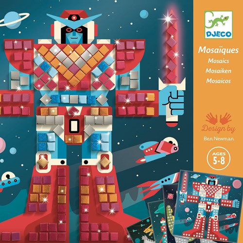 Djeco LES PLUS GRANDS - COLLAGES Space battle - FSC MIX