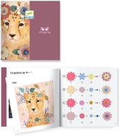Djeco LES PLUS GRANDS - PAPIER CREATIF Couronnes de fleurs