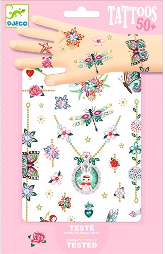 Djeco BODY ART - TATOUAGE Les bijoux de Fiona - FSC MIX