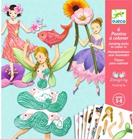 Djeco LES PETITS CADEAUX DES GRANDS - COLORIAGES SURPRISES Fées - FSC MIX