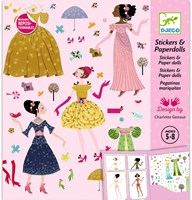 Djeco LES PETITS CADEAUX DES GRANDS - STICKERS Robes des 4 saisons - FSC MIX