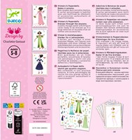 Djeco LES PETITS CADEAUX DES GRANDS - STICKERS Robes des 4 saisons - FSC MIX