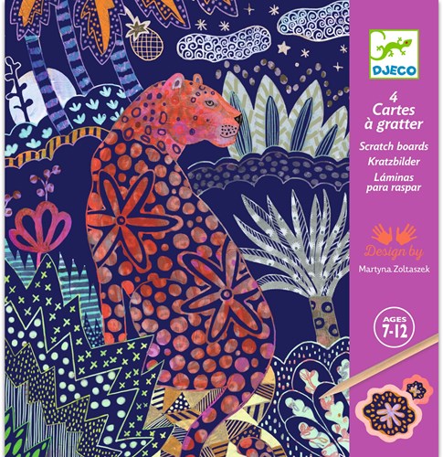 Djeco LES PETITS CADEAUX DES GRANDS - CARTES A GRATTER Nature luxuriante - FSC MIX (PACKAGING)