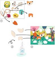 Djeco LES PETITS - COLLAGES Premiers collages - FSC MIX
