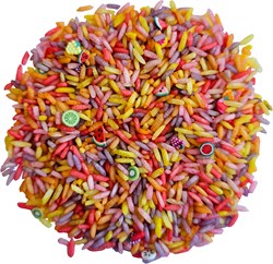 Grennn riso sensoriale mix frutta 750 grammi per bambini