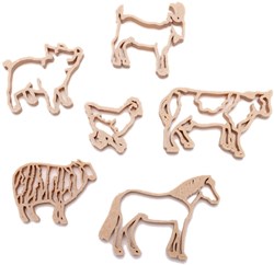 Grennn tagliapasta animali della fattoria - giocattolo ecologico per bambini