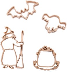 Grennn formine mostruose set giocattolo Halloween biodegradabile
