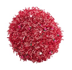 Grennn riso da gioco mix fragola - giocattolo sensoriale 750 grammi