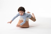 Eduplay sgabello equilibrio Rocking Volcano Sunset Orange per bambini-3