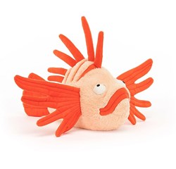 Jellycat peluche Lois Lionfish pesce morbido arancione giocattolo
