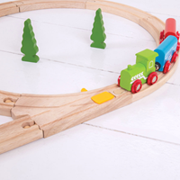BigJigs scambi meccanici in legno per trenino - set di espansione-2