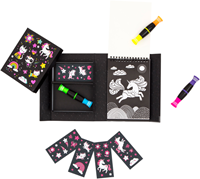 Tiger Tribe set colorazione neon unicorni e amici scatola creativa bambini-2
