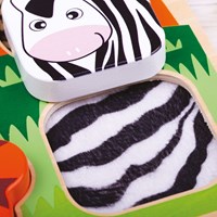 Tidlo puzzle sensoriale in legno animali safari giocattolo educativo-2