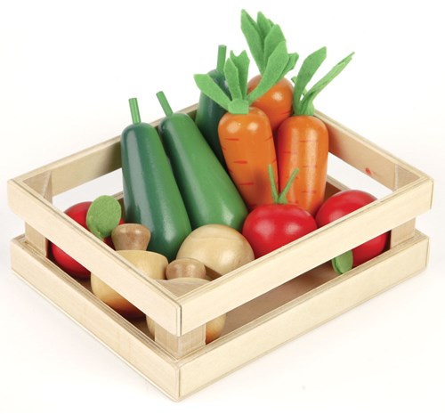 Tidlo set di verdure invernali in legno - gioco educativo di ruolo-2