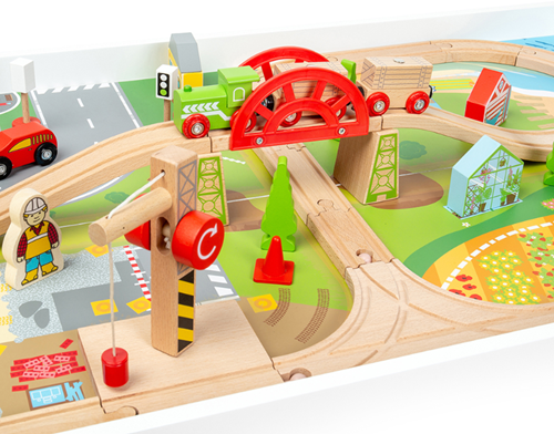 Bigjigs Rail Train Set & Table-2