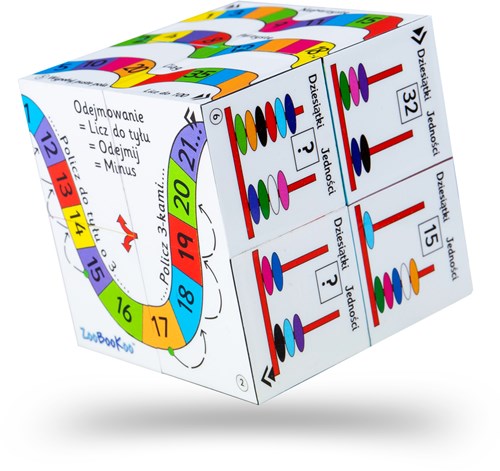 BigJigs libro cubo educativo addizione e sottrazione - giocattolo didattico-2