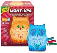 Crayola giocattolo gufo luminoso disegno creativo e colorazione