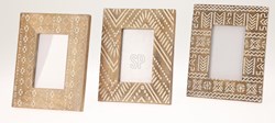 Home & Styling cornice foto legno di mango marrone 21x26cm decorazione