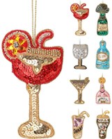 Home & Styling decorazione natalizia figure bevande 10cm per albero