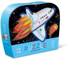 Crocodile Creek puzzle spazio - mini puzzle razzo 12 pezzi