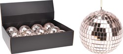 Home & Styling pallina di Natale palla specchio 12cm oro rosa decorazione