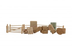 Kids GLOBE set accessori fattoria 19 pezzi scala 1:32 giocattolo