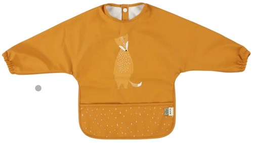 Trixie bavaglino con maniche impermeabile Mr. Fox - Bavaglino lavabile bambini