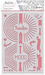 Aladine stencil Bullet Journal A5 mood tracker creativo