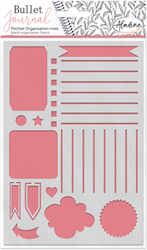 Aladine stencil bullet journal A5 organizzare - modello creativo