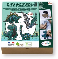 Aladine Dot Painting Set - Kit pittura dinosauro per bambini