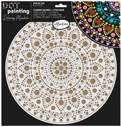 Aladine set creativa dot painting mandala 30 cm pittura