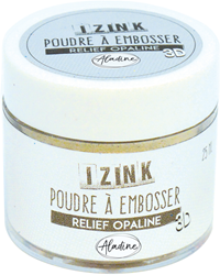 Aladine polvere da embossing 25 ml Opaline per timbri e creatività