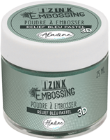 Aladine polvere da embossing blu pastello 25 ml creatività fai-da-te