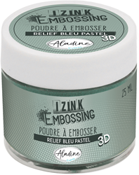 Aladine polvere da embossing blu pastello 25 ml creatività fai-da-te