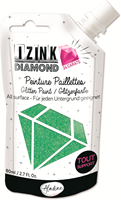 Aladine vernice glitter Izink Diamond 24 carati 80 ml verde pastello pittura creativa