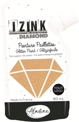 Aladine vernice glitter Izink Diamond 80 ml oro pastello per hobby creativi