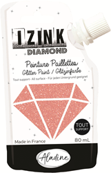 Aladine vernice glitter Izink Diamond 80 ml rosa cipria per hobby creativi