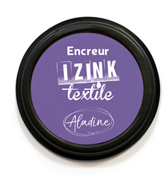 Aladine tampone inchiostro tessile viola - tampone per tessuti