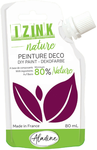 Aladine tempera Izink Nature 80 ml Bordeaux creativo sostenibile
